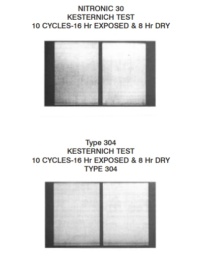 N30 vs 304 corrosion protection comparison